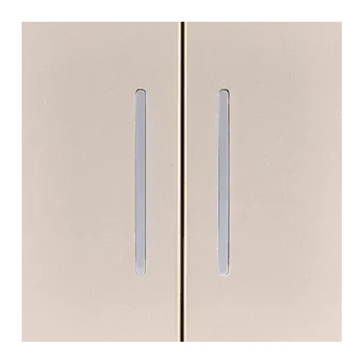 Накладка 2-клавишная с LED  Кашемир бархат серия G Plast