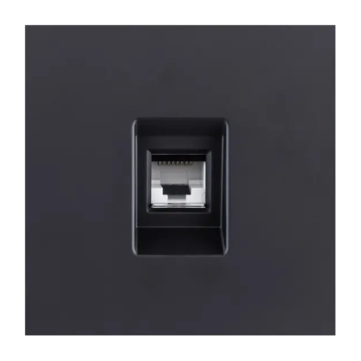 Накладка розетки Ethernet RJ45 Cat.6  Черный бархат серия Z