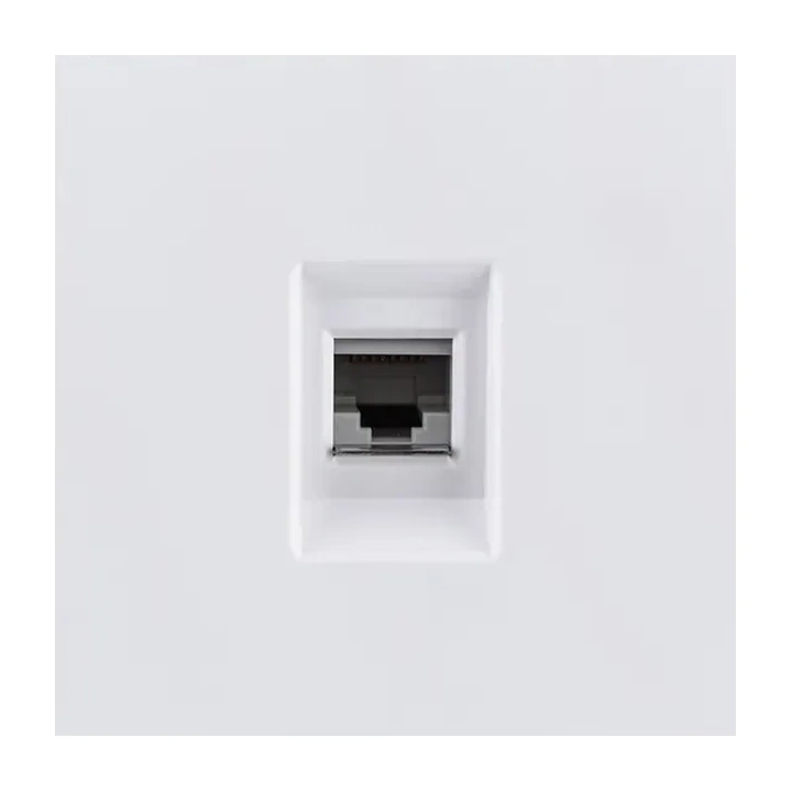 Накладка розетки Ethernet RJ45 Cat.6  Белый глянцевый серия Z