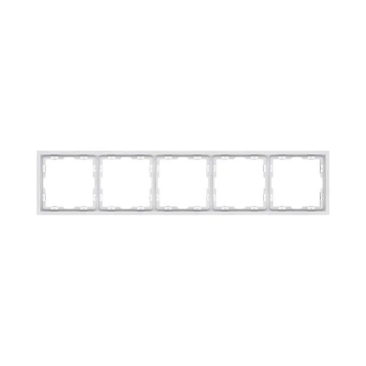 Рамка 5-постовая  белый глянцевый серия Z
